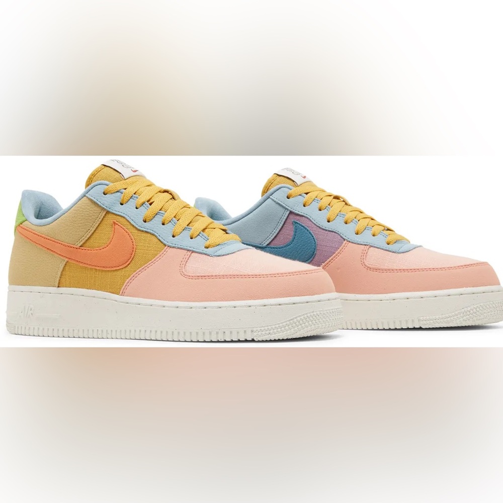 2022 Nike Air Force 1 Low '07 LV8 Next Nature 'Sun Club - Multi' Youth Shoes